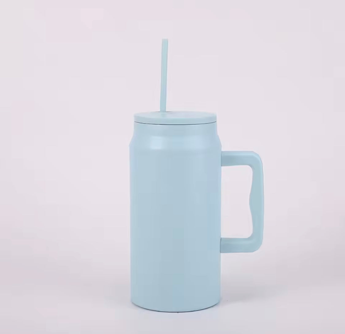 50oz Stainless Steel Insulated Water Mug, Water Tumbler With Straw and Handle, Straw Mugs For Office, Tumbler with Straw For Car 50oz Stainless Steel Insulated Water Mug, Water Tumbler With Straw and Handle, Straw Mugs For Office, Tumbler with Straw For Car